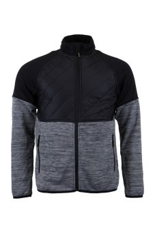 Fleeceshelljacke 9520 anthrazit/schwarz